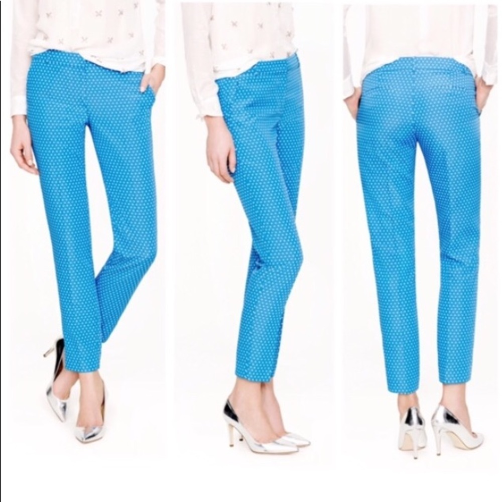 NWT J. Crew blue cafe capri